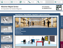 Tablet Screenshot of mms-magnet.de